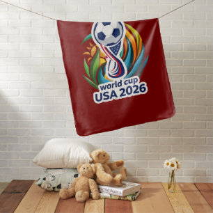 United by the Game: 2026 Soccer Celebration Design Baby Blanket