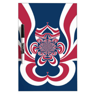 United Colors: Colorful Global Pattern Dry-Erase Board