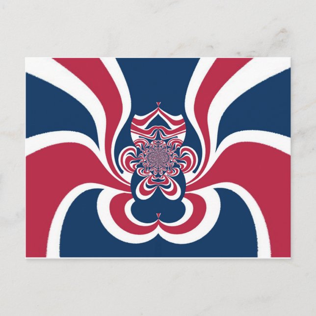 United Colors: Colorful Global Pattern Postcard (Front)