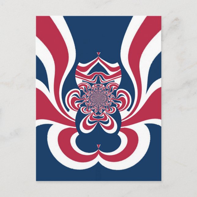 United Colors: Colorful Global Pattern Postcard (Front)