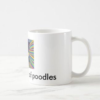 united colors of poodles coffee mug