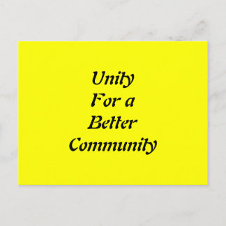 United Community Postcard