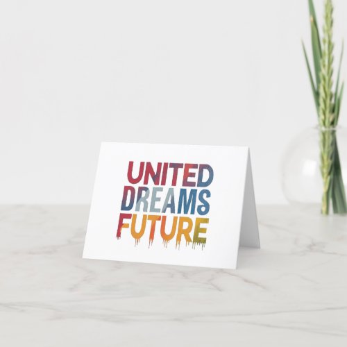 United Dreams Future Thank You Card