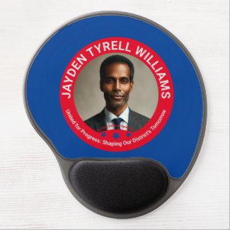 United for Progress: Shaping Our District's Fate Gel Mouse Pad