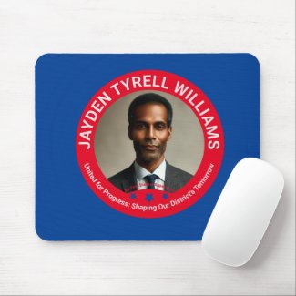 United for Progress: Shaping Our District's Fate Mouse Pad