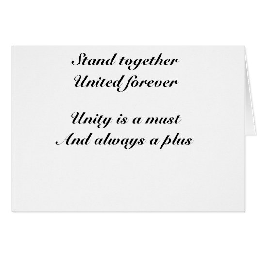 United forever cards (Front Horizontal)