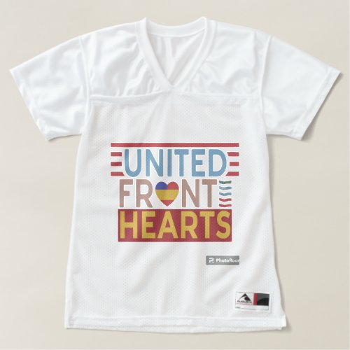 United Front Heart T_Shirt for Women
