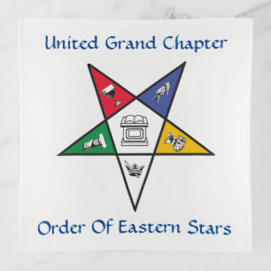 United Grand Chapter O.E.S. Trinket Trays