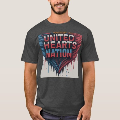 United heart national  T_Shirt