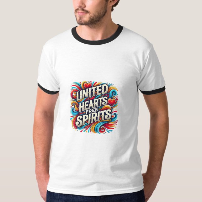 United Hearts Free Spirits T-Shirt (Front)