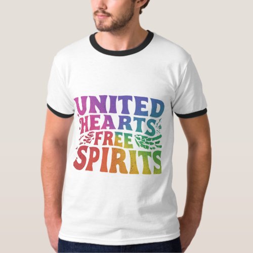 United Hearts Free Spirits T_Shirt