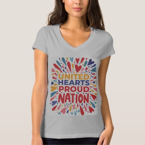 United Hearts Proud Nation  T_Shirt