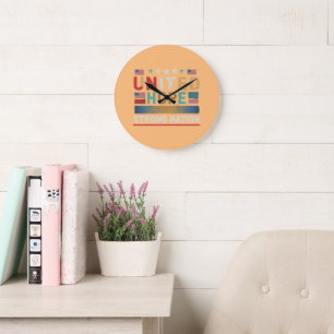 United Hope Strong Nation.Wall Clock