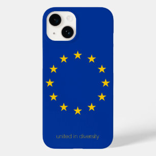 "United In Diversity" EU flag European Union Case-Mate iPhone 14 Case