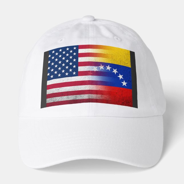 United in Freedom: A Fusion of the Flags Hat (Front)