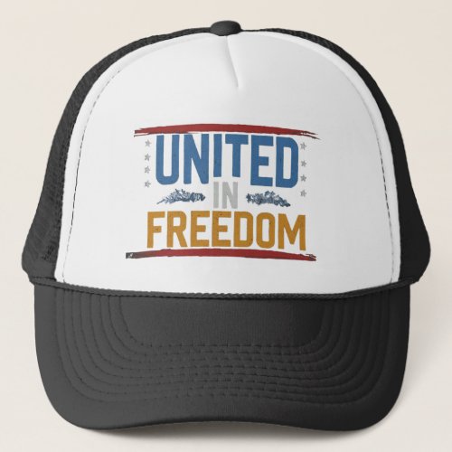 United in Freedom Trucker Hat