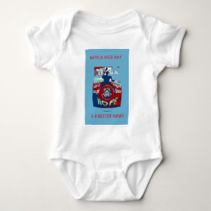 United in Hope: Stronger Together - USA Art Print Baby Bodysuit