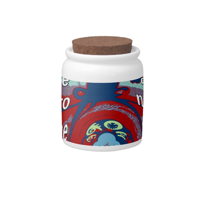 United in Hope: Stronger Together - USA Art Print  Candy Jar (Front)