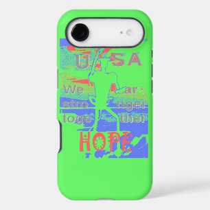 United in Hope: Stronger Together - Vibrant USA  iPhone 17 Air Case
