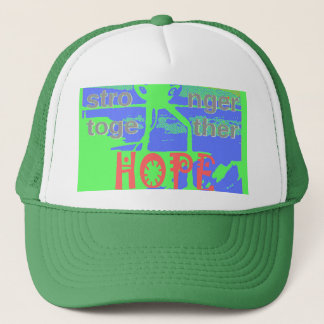 United in Hope: Stronger Together - Vibrant USA Trucker Hat