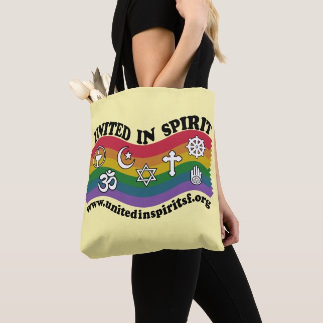 United in Spirit Tote Bag (Close Up)