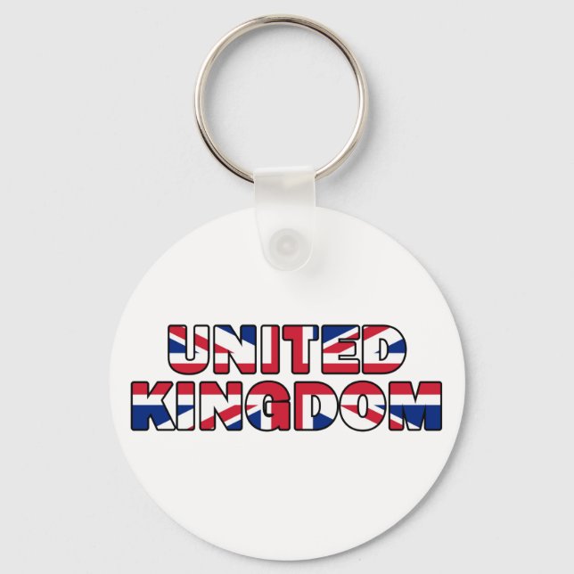 United Kingdom 004 Keychain (Front)