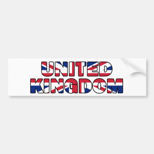 United Kingdom 006 Bumper Sticker