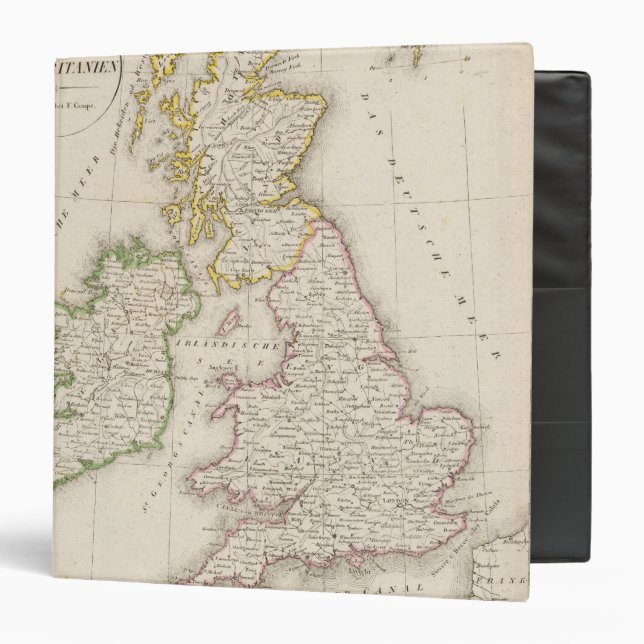 United Kingdom 3 Ring Binder (Front/Inside)