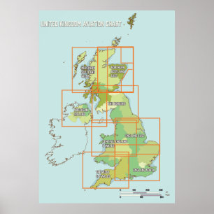 United Kingdom aviation chart