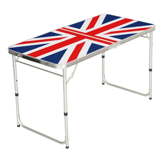 United Kingdom Beer Pong Table (Angled)