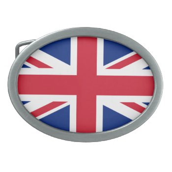 United Kingdom Belt Buckle by flagart at Zazzle