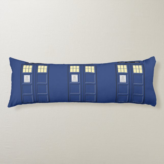 United Kingdom - Blue Police Public Call Box 1 Body Pillow (Front)