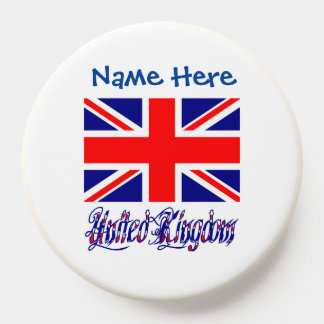 United Kingdom British Flag Blue Personalized PopSocket