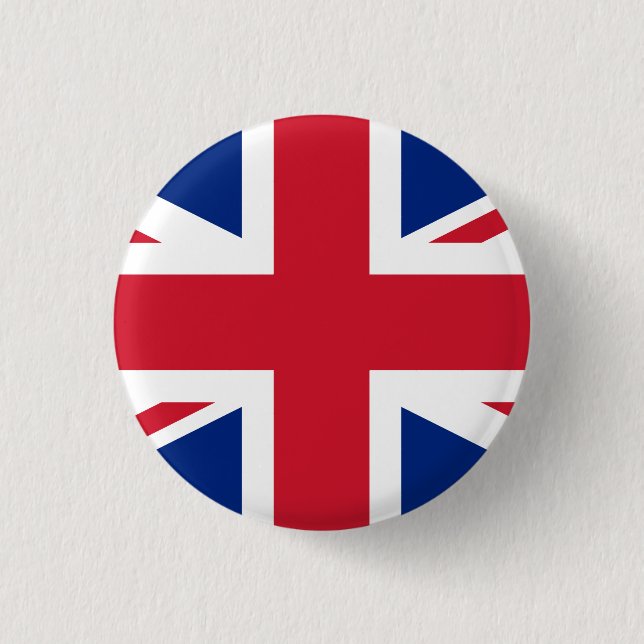 United Kingdom (British) Flag Button (Front)