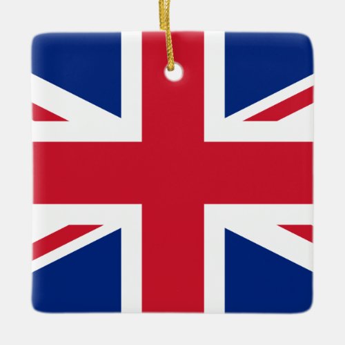 United Kingdom British Flag  Ceramic Ornament