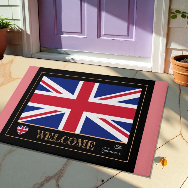 United Kingdom & British Flag, England /sports Doormat (Creator Uploaded)