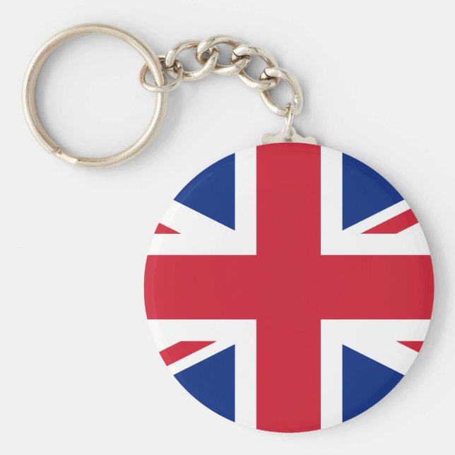 United Kingdom (British) Flag Keychain (Front)