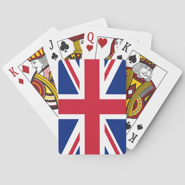 United Kingdom (British) Flag Poker Cards (Back)