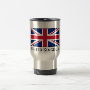 United Kingdom (British) Flag Travel Mug