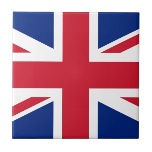 United Kingdom British Flag Union Jack UK GB Ceramic Tile