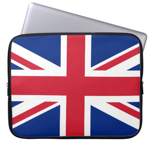 United Kingdom British Flag Union Jack UK GB Laptop Sleeve