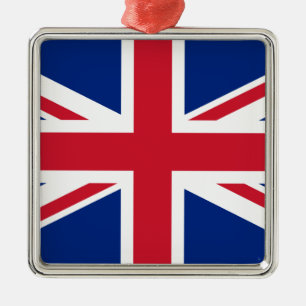 United Kingdom (British Flag) (Union Jack) (UK) GB Metal Ornament
