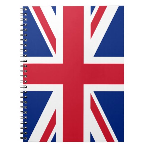 United Kingdom British Flag Union Jack UK GB Notebook