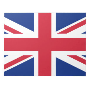 United Kingdom (British Flag) (Union Jack) (UK) GB Notepad