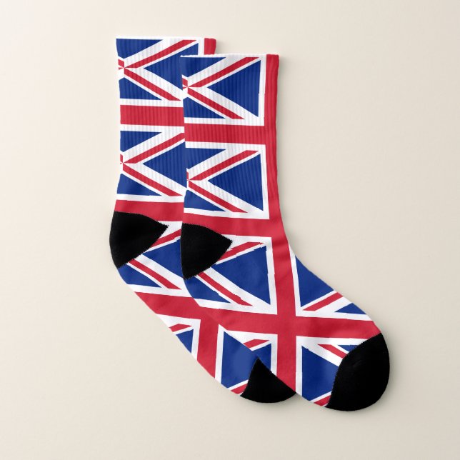 United Kingdom (British Flag) (Union Jack) (UK) GB Socks (Pair)