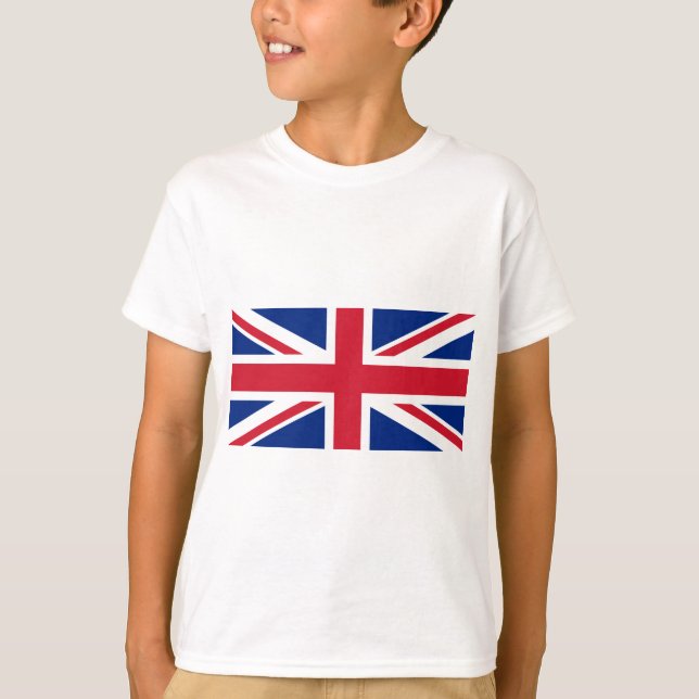 United Kingdom (British Flag) (Union Jack) (UK) GB T-Shirt (Front)