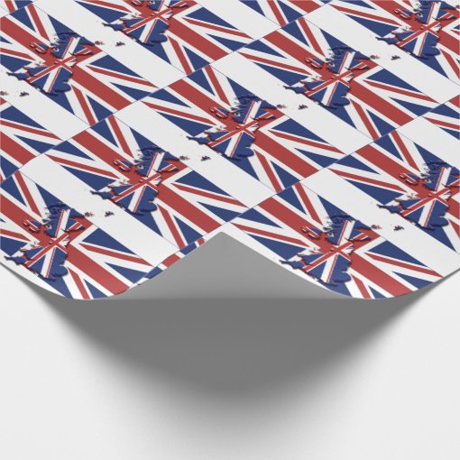 United Kingdom British UK UNION JACK Wrapping Paper Zazzle