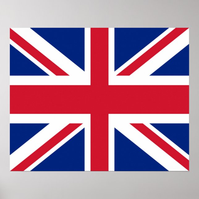 United Kingdom/British/Union Jack Flag Poster (Front)