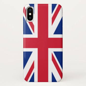 United Kingdom Iphone Xs Case by flagart at Zazzle