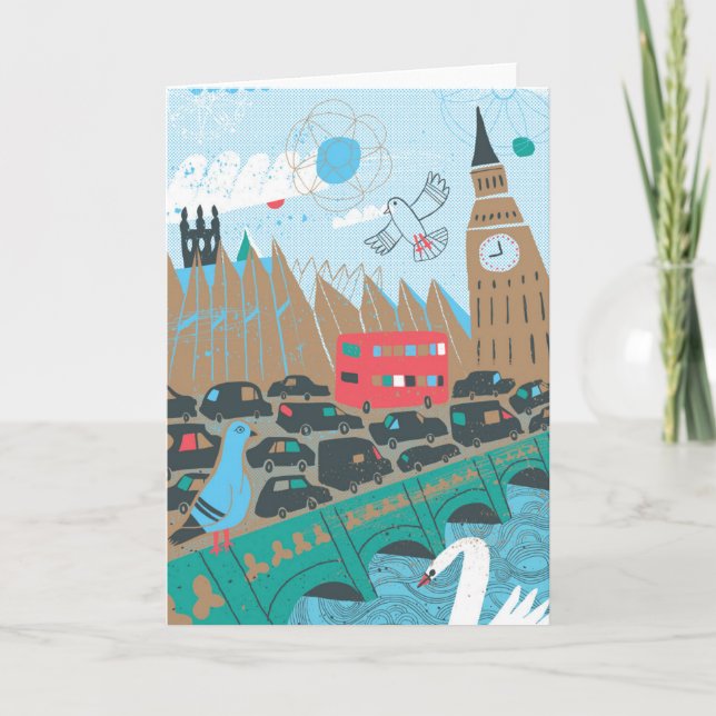 United Kingdom City Scene Card (Front)